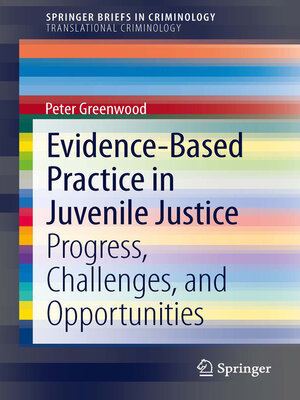 cover image of Evidence-Based Practice in Juvenile Justice